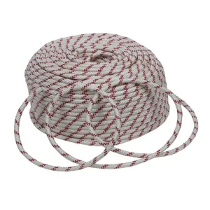 INDIAN STATIC ROPE 10MM-WHITE/RED
