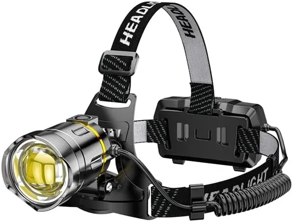 Induction Headlight Head-Mounted Strong Light Rechargeable Fishing Light Outdoor Long Life Miner's Lamp Flashlight
