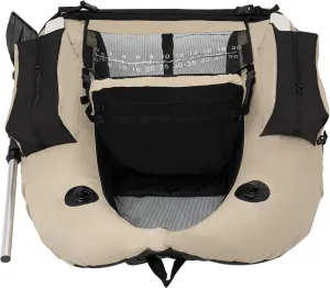 Inflatable Fishing Boat, Outdoor Fishing Raft Boat Set Inflatable Kayak with Hand Air Pump, 286.6lbs Capacity Portable Fishing Boat Inflatable Fishing Pontoon Boat for Lakes and Rivers