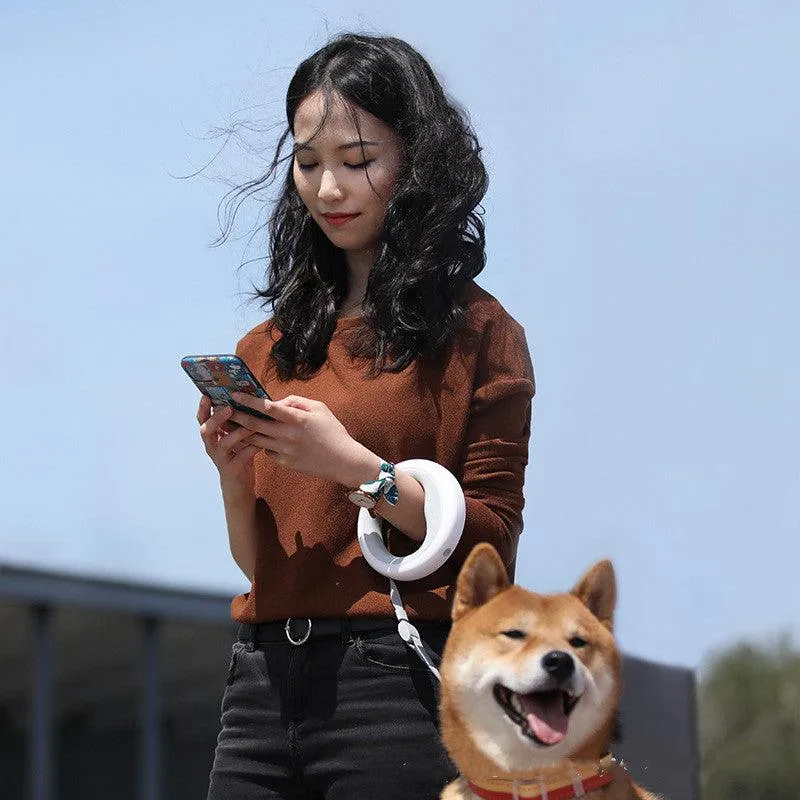 Innovative Flexigrip Dog Walking Leash With Led Lighting And Wearable Bracelet by Dog Hugs Cat