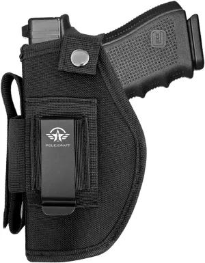 IWB/OWB Pistol Holsters Fit: Glock 19 17 26 43/Taurus G2C G3C/Sig P320/M&P 9mm 40/45/380 /Ruger Security 9/Springfield Hellcat/H&K VP9/Beretta 92/Kimber/Walther/Colt 1911 ... for 3.1''-5.0'' Barrel
