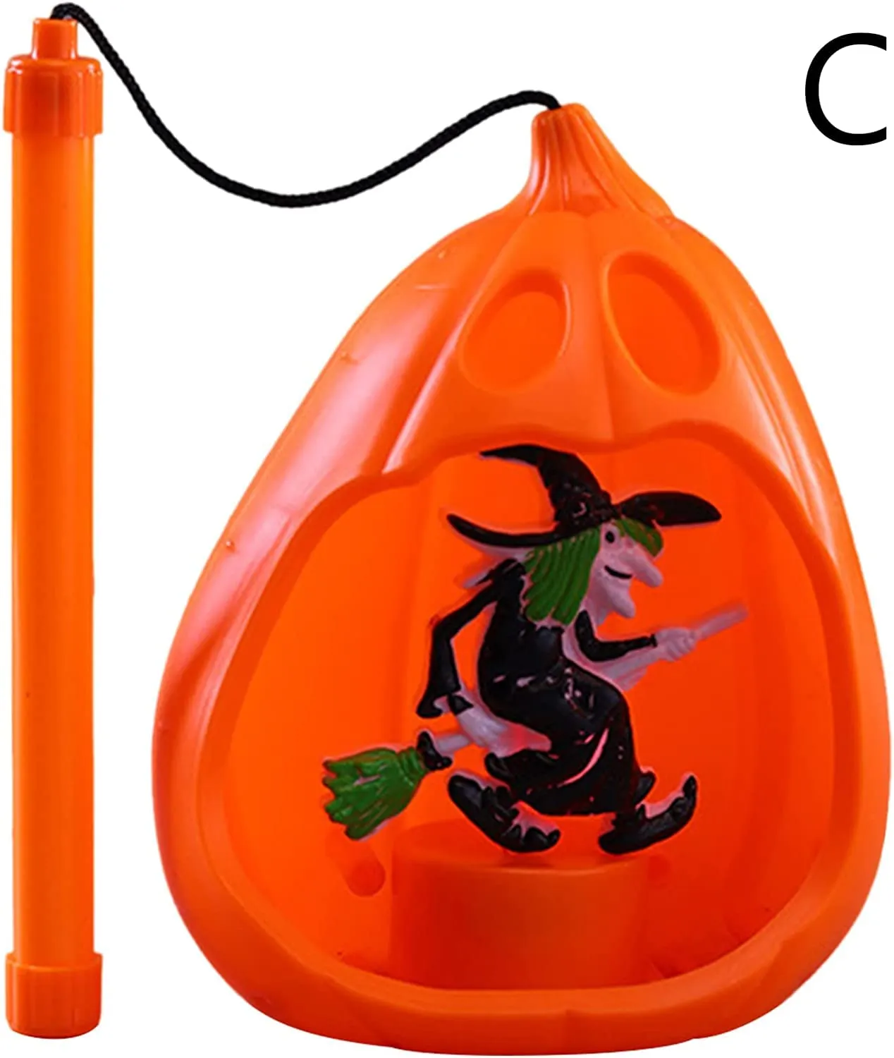 Jagmag® 1 pcs Halloween Pumpkin Lantern Portable Pumpkin Led Light Halloween Decoration Bar Party Atmosphere Props for Ghost Party Pumpkin led Light (Random Design)