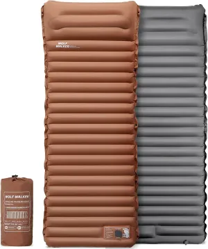 Kilos Gear Camping Inflatable Air Mattress, 4" Thick with Built-in Pump and Pillow