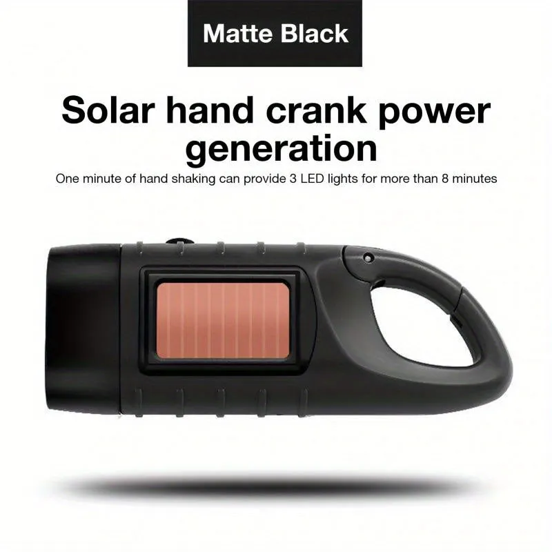 KinWild Hand Crank Radio with LED Flashlight