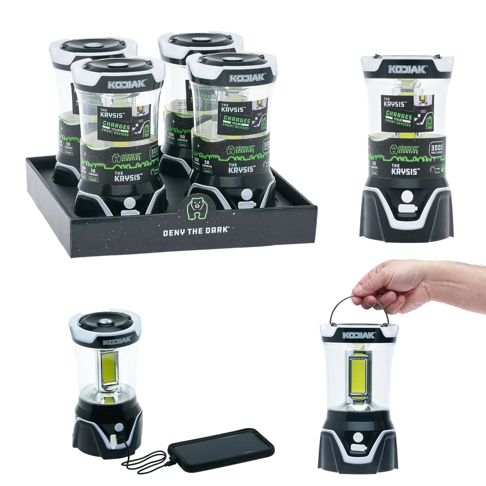 Kodiak Krysis 3000 Lumen Battery Powered Lantern