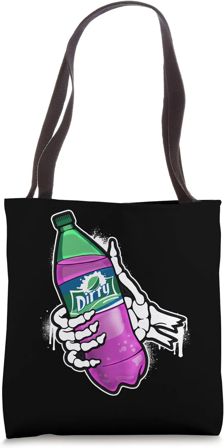 Lean shirts, Purple Drank, Dirty Double cup, Lean Line Smoke Tote Bag