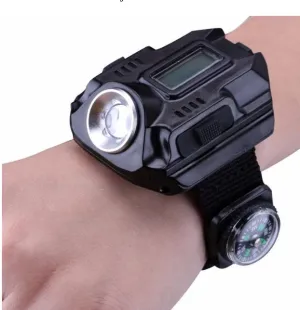 Led USB Flashlight Watch
