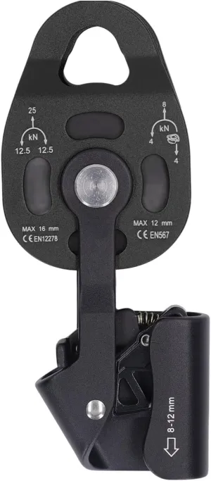 Lift Weight Pulley Heavy Duty Rock Climb High Altitude Puller for 8-12mm Rope
