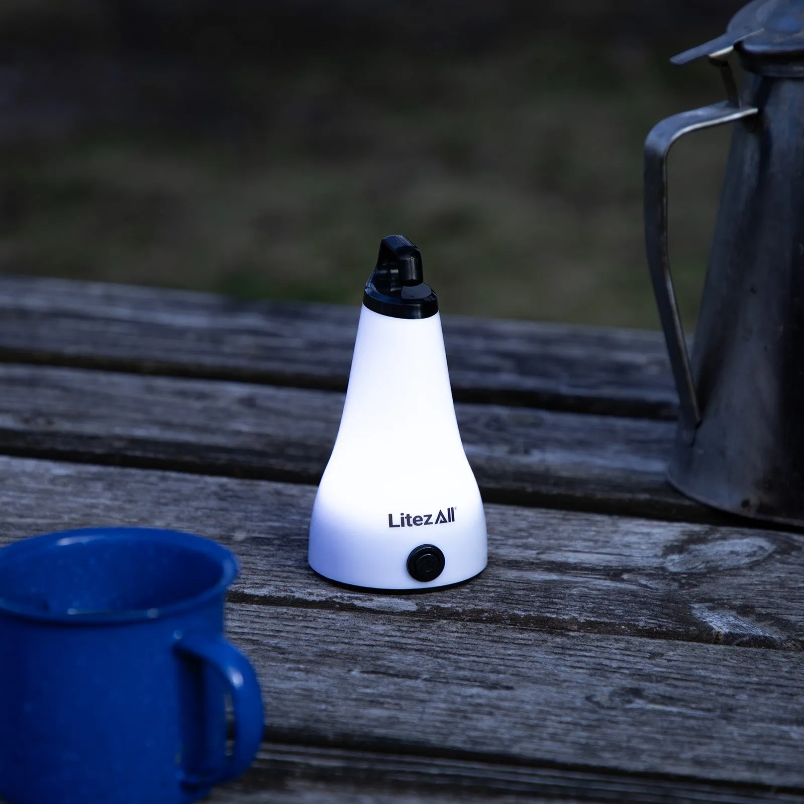 LitezAll 2-in-1 Lantern Flashlight 2 Pack