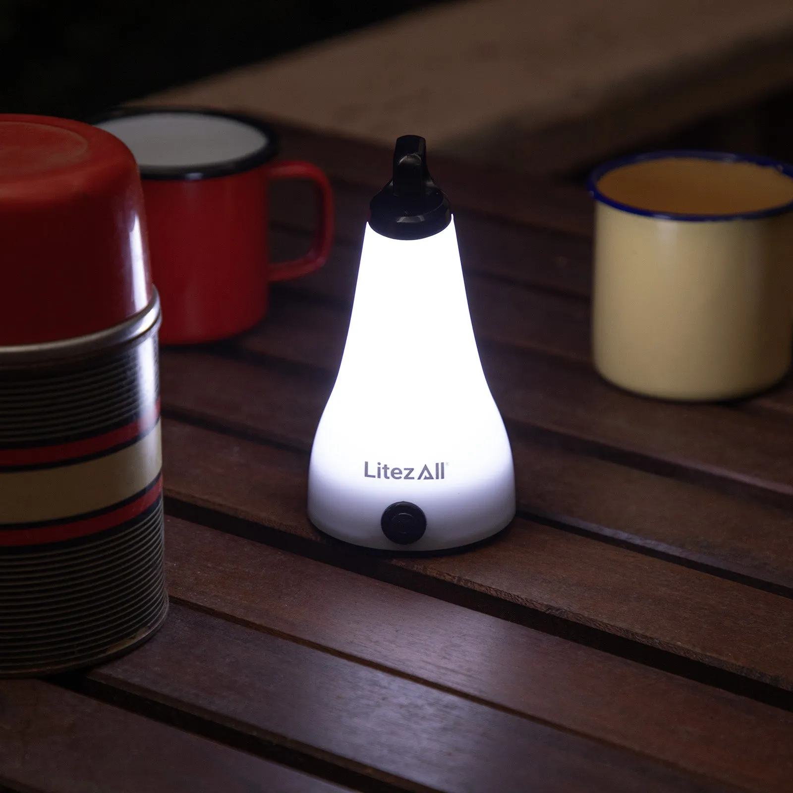 LitezAll 2-in-1 Lantern Flashlight 2 Pack