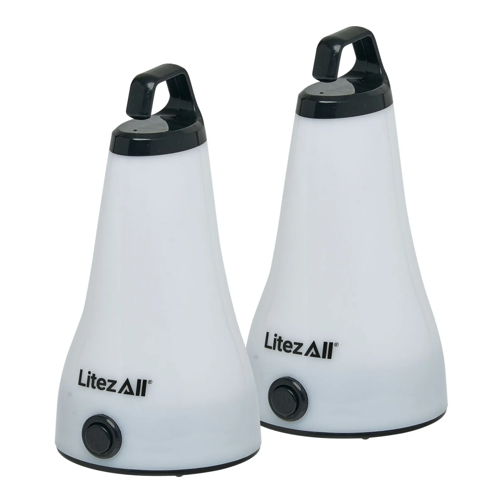 LitezAll 2-in-1 Lantern Flashlight 2 Pack