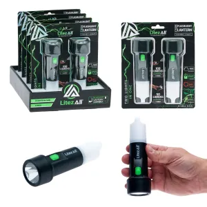 LitezAll Flashlight Lantern 2 Pack