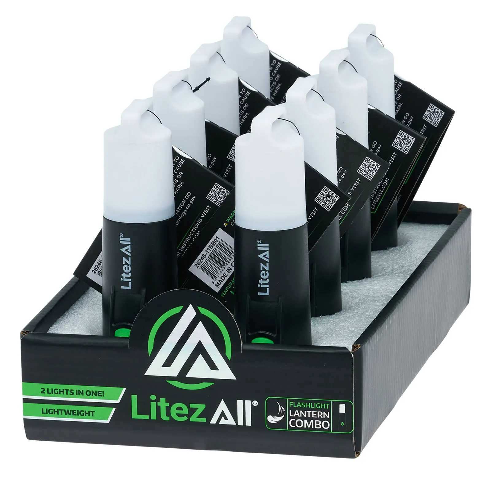 LitezAll Flashlight-Lantern Dual Mode Combo Light