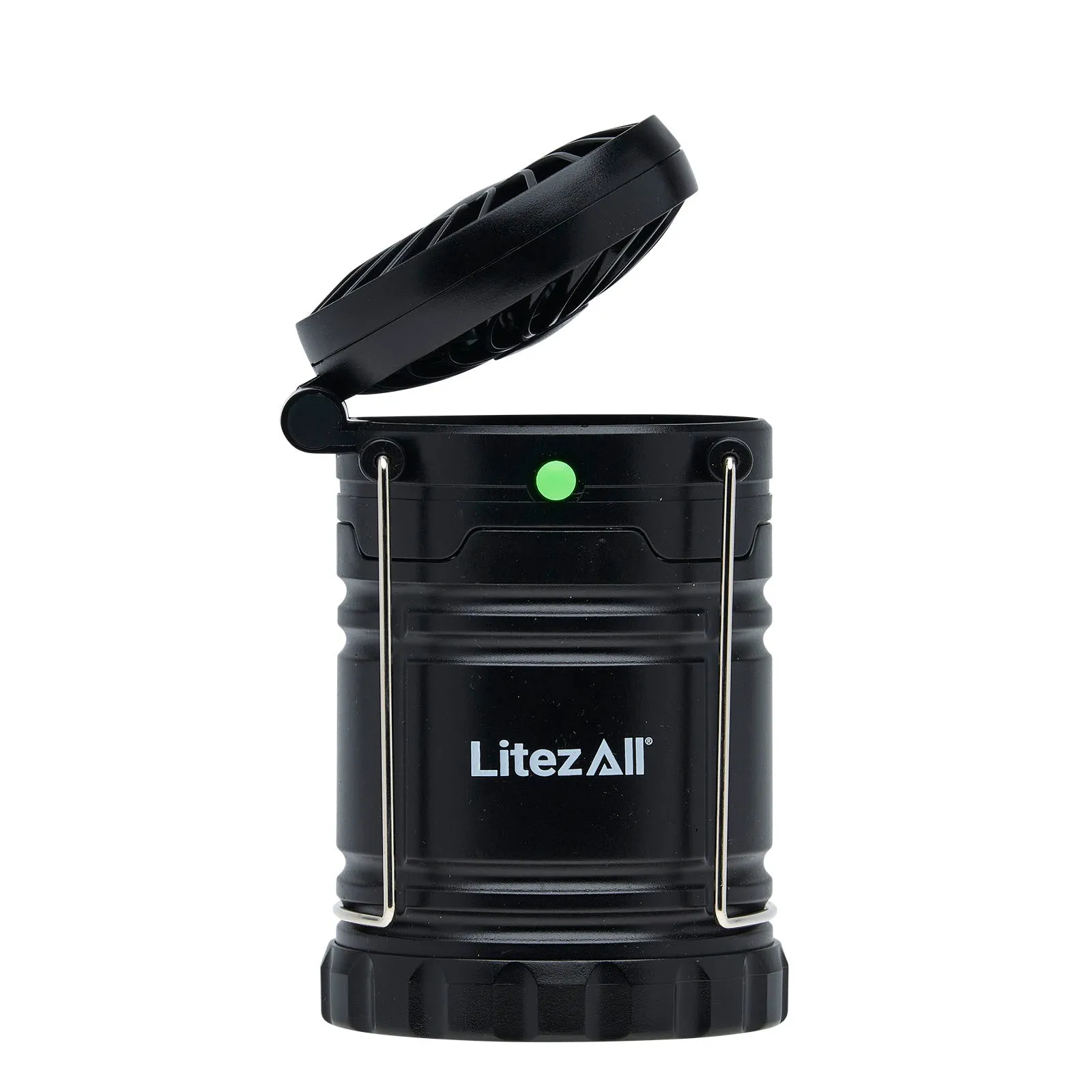 LitezAll Pull Up Lantern with Built-In Fan