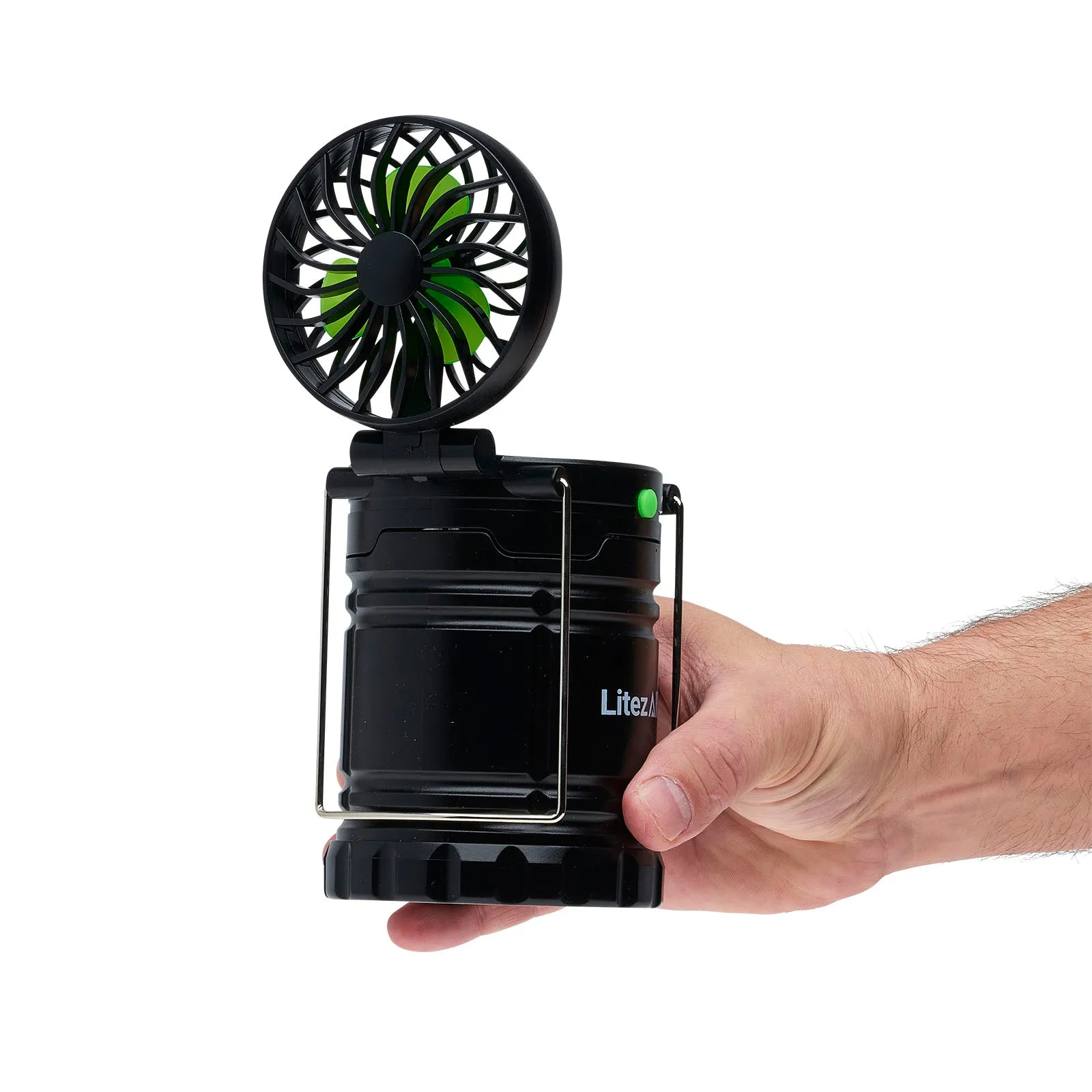 LitezAll Pull Up Lantern with Built-In Fan