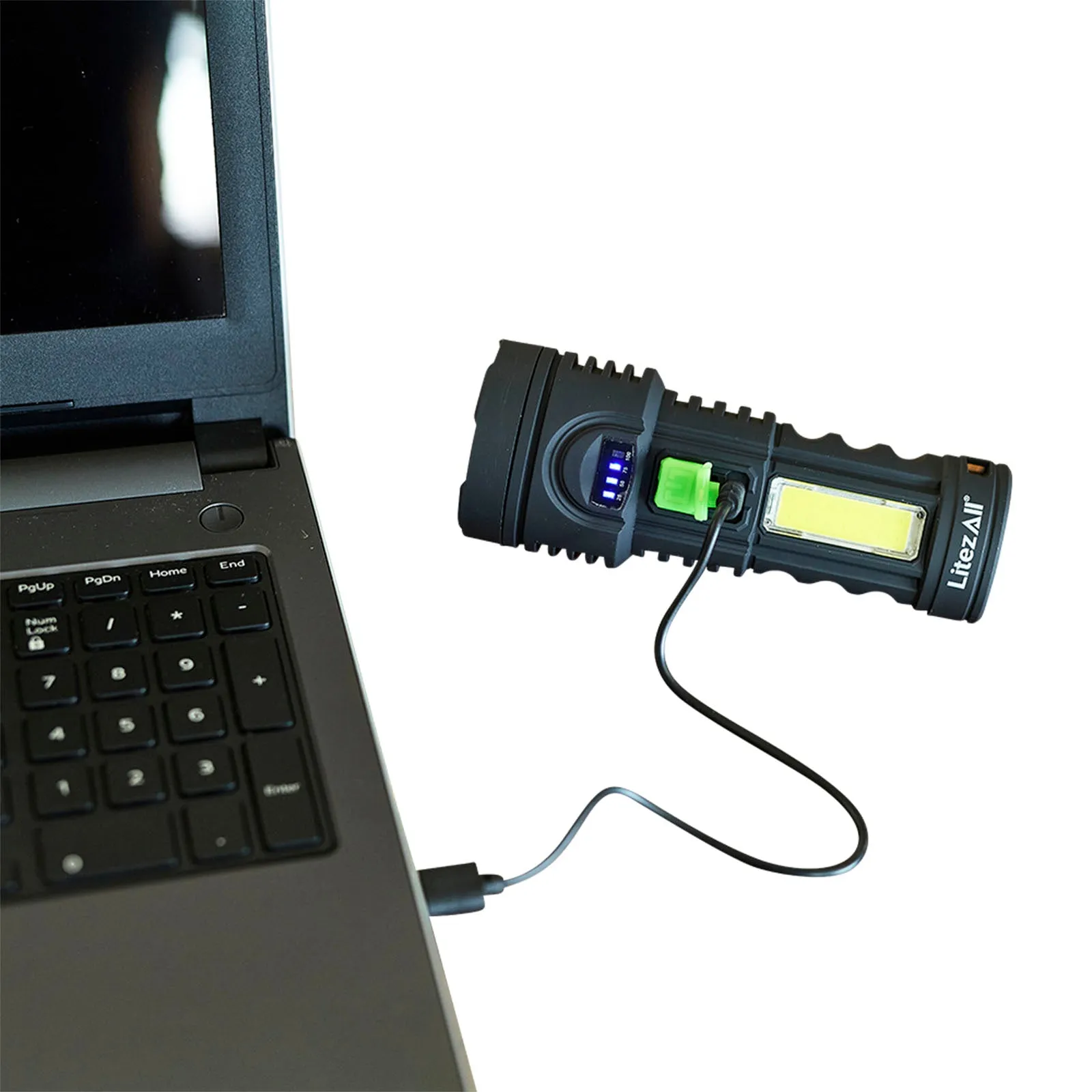 LitezAll Rechargeable Ultac OG Soft Touch Flashlight