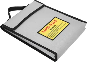 Lithium Battery Explosion Proof Fireproof Bag for Model Airplane Storage Antiflaming Handbag