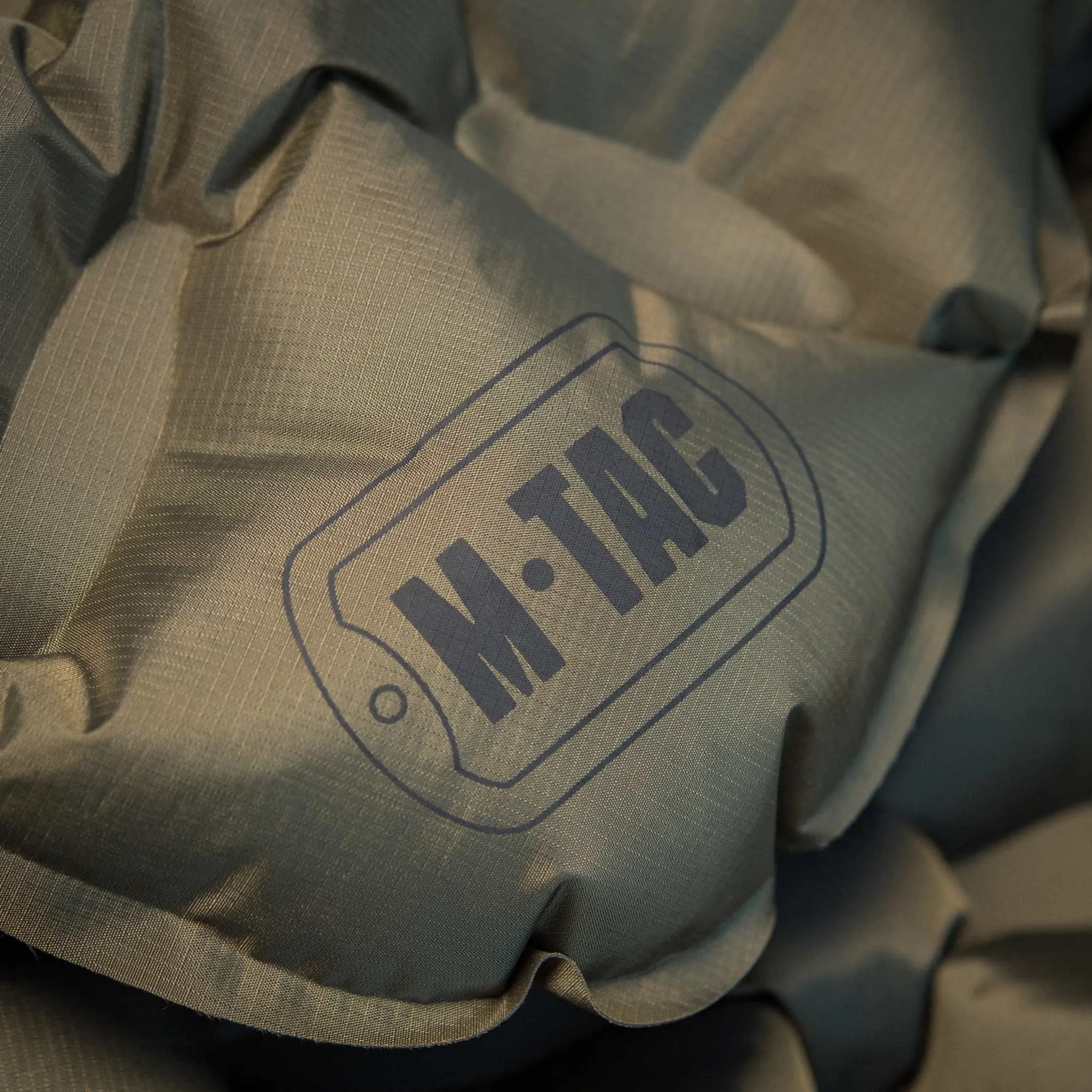 M-Tac inflatable sleeping pad 77" x 47" Olive