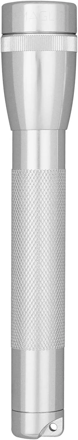 Maglite Mini Incandescent 2-Cell AA Flashlight in Presentation Box, Silver