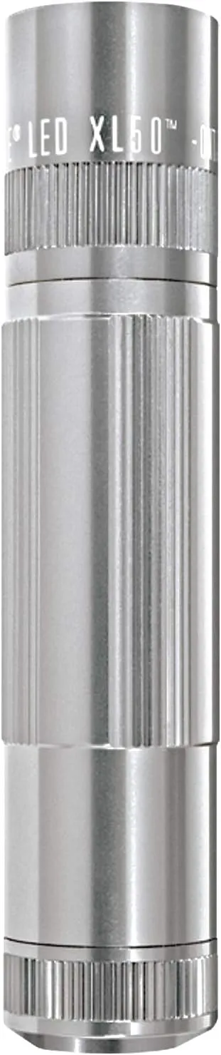 Maglite XL50 LED 3-Cell AAA Flashlight, Silver