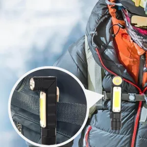 Magnetic Rechargeable Camping Flashlight - Adjustable Portable Outdoor Light