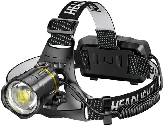MDybf Headlight Strong Light Charging Head-Mounted Outdoor Flashlight Hernia Fishing Mine Long Battery Life
