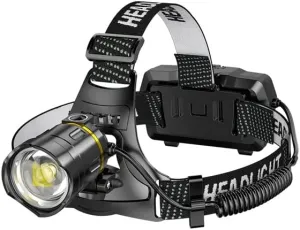MDybf Headlight Strong Light Charging Head-Mounted Outdoor Flashlight Hernia Fishing Mine Long Battery Life