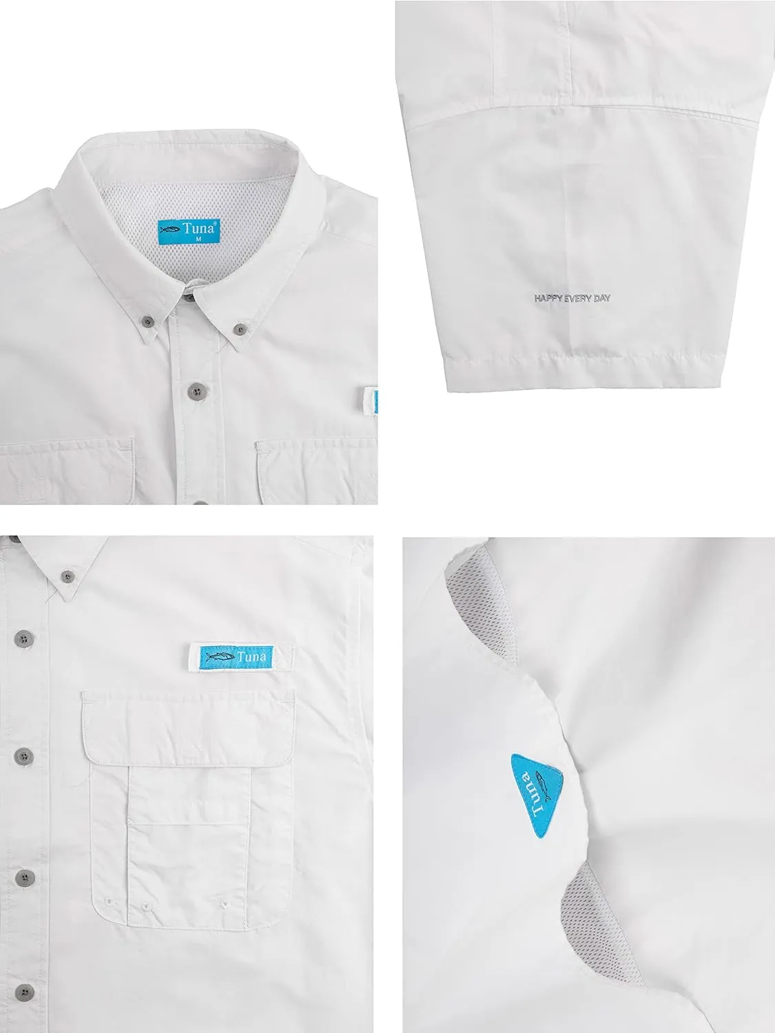 Men's UV UPF 50  Sun Protection Magellan Fishing Waterproof SPF Hiking Camping Short Sleeve Shirts