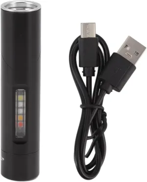 Mini Flashlight with 90 Degree Tiltable Head with 11 Lighting Modes for Outdoor Camping, Hiking, Fishing, and More