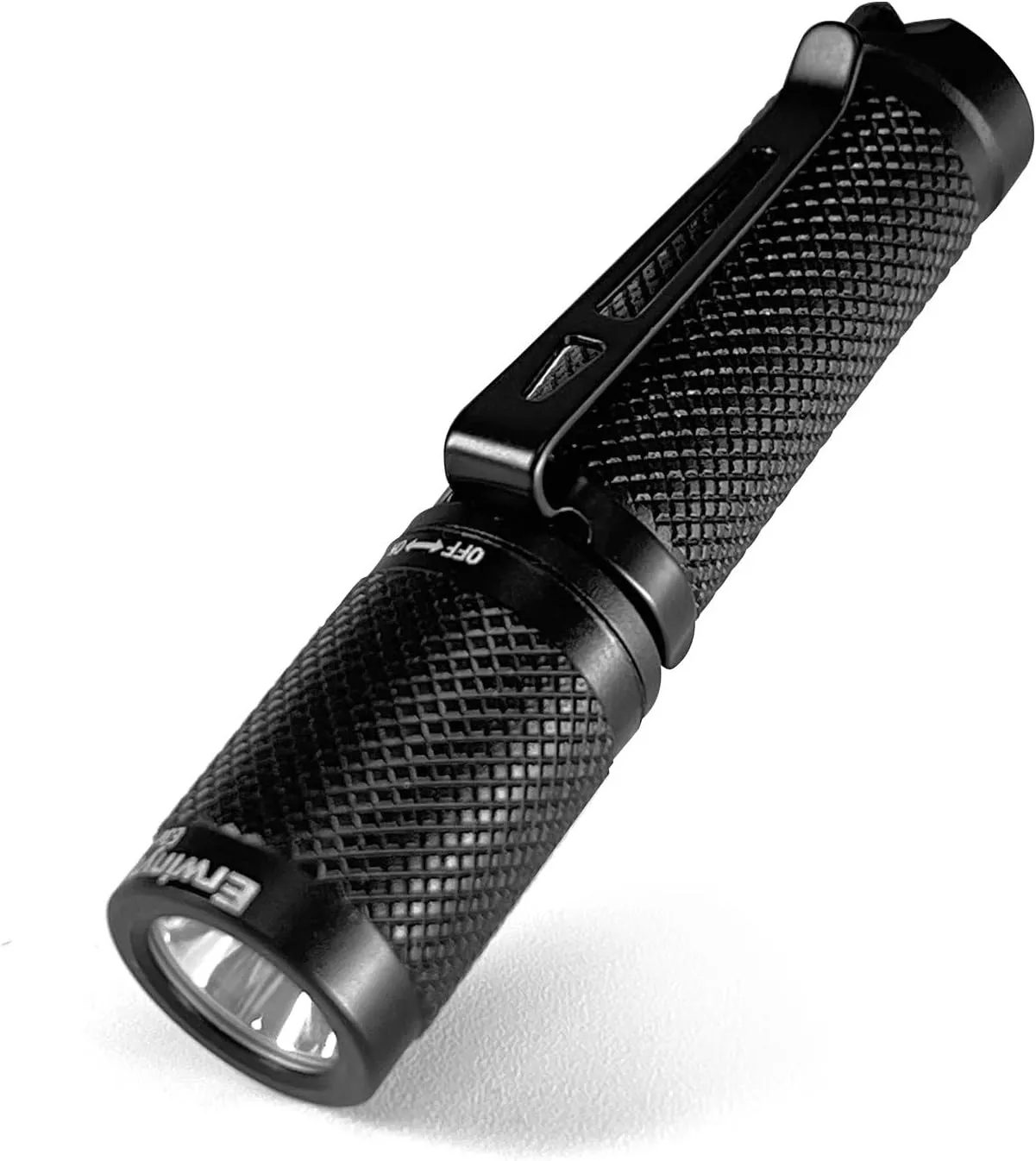 Mini LED Flashlight, Bright Small Keychain Flashlight 180 Lumen, 5 Modes Handheld Flashlight with AAA Battery, EDC Pocket Flashlight with Clip for Home, Camping, Outdoor (Cool White)