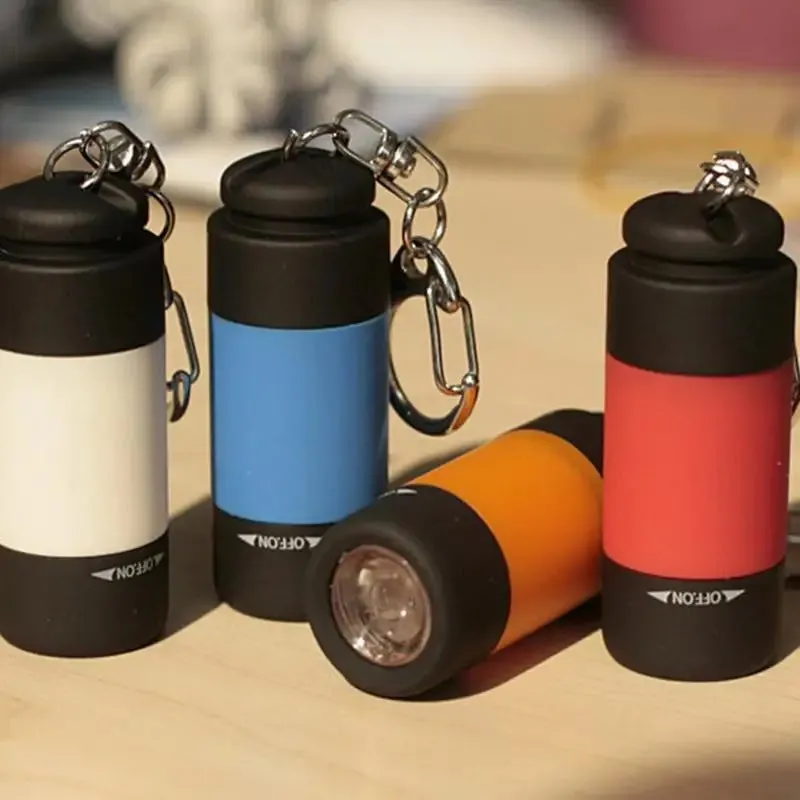 Mini USB Rechargeable Keychain Flashlight