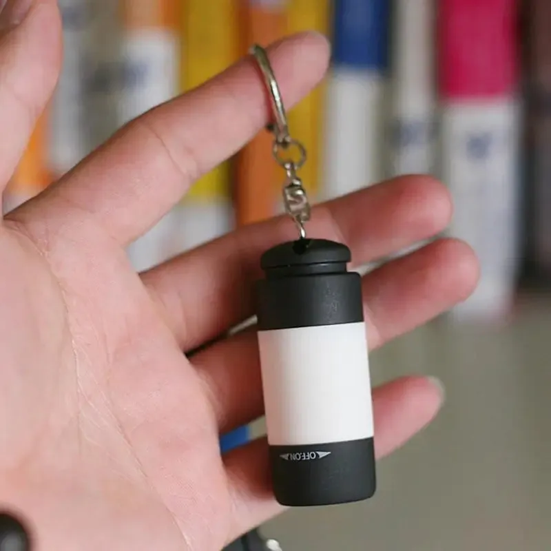 Mini USB Rechargeable Keychain Flashlight