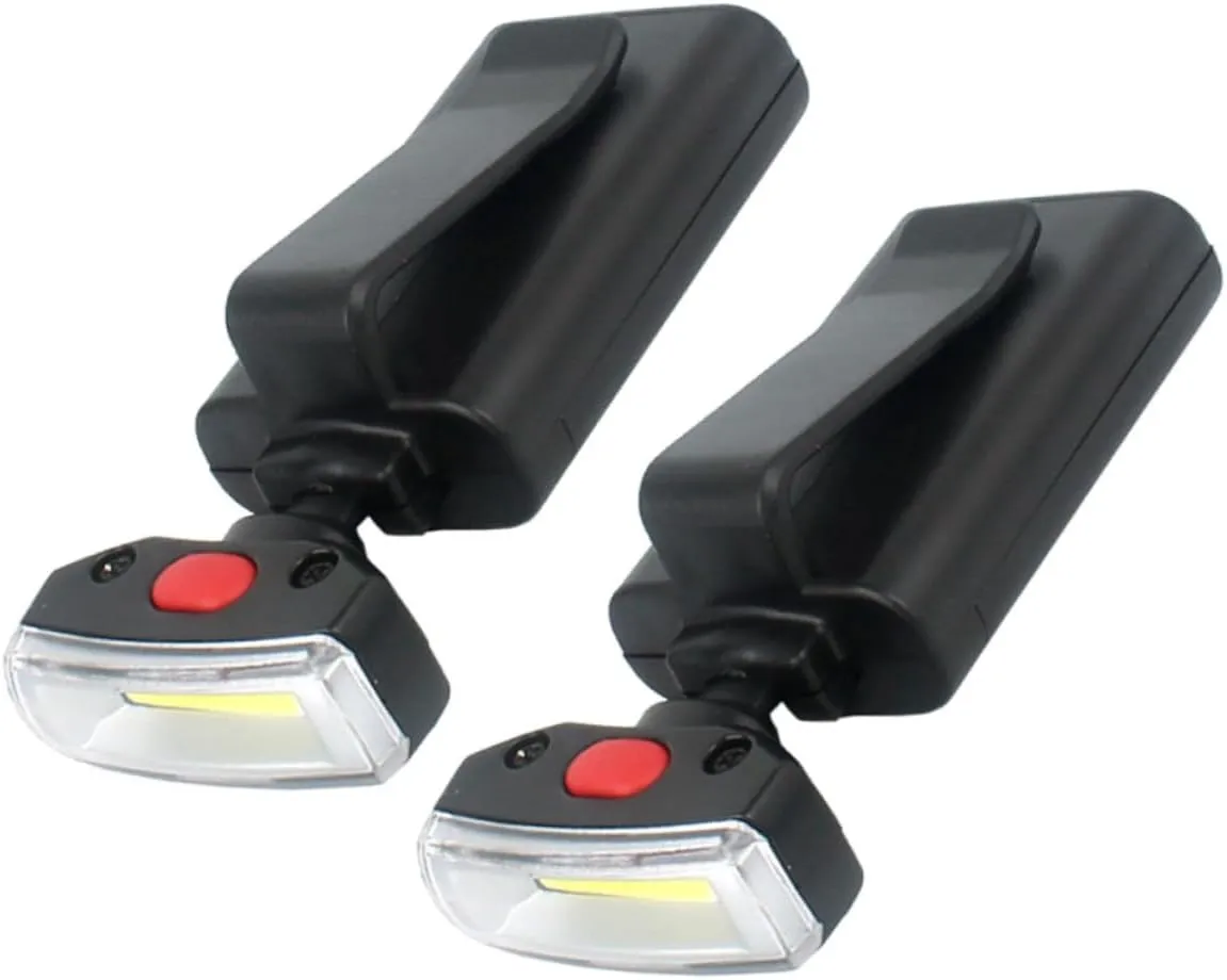 Mipcase Rechargeable Hat Light Led Hat Lamp for Camping Clip-on Floodlight 90° Angle Perfect for Nighttime