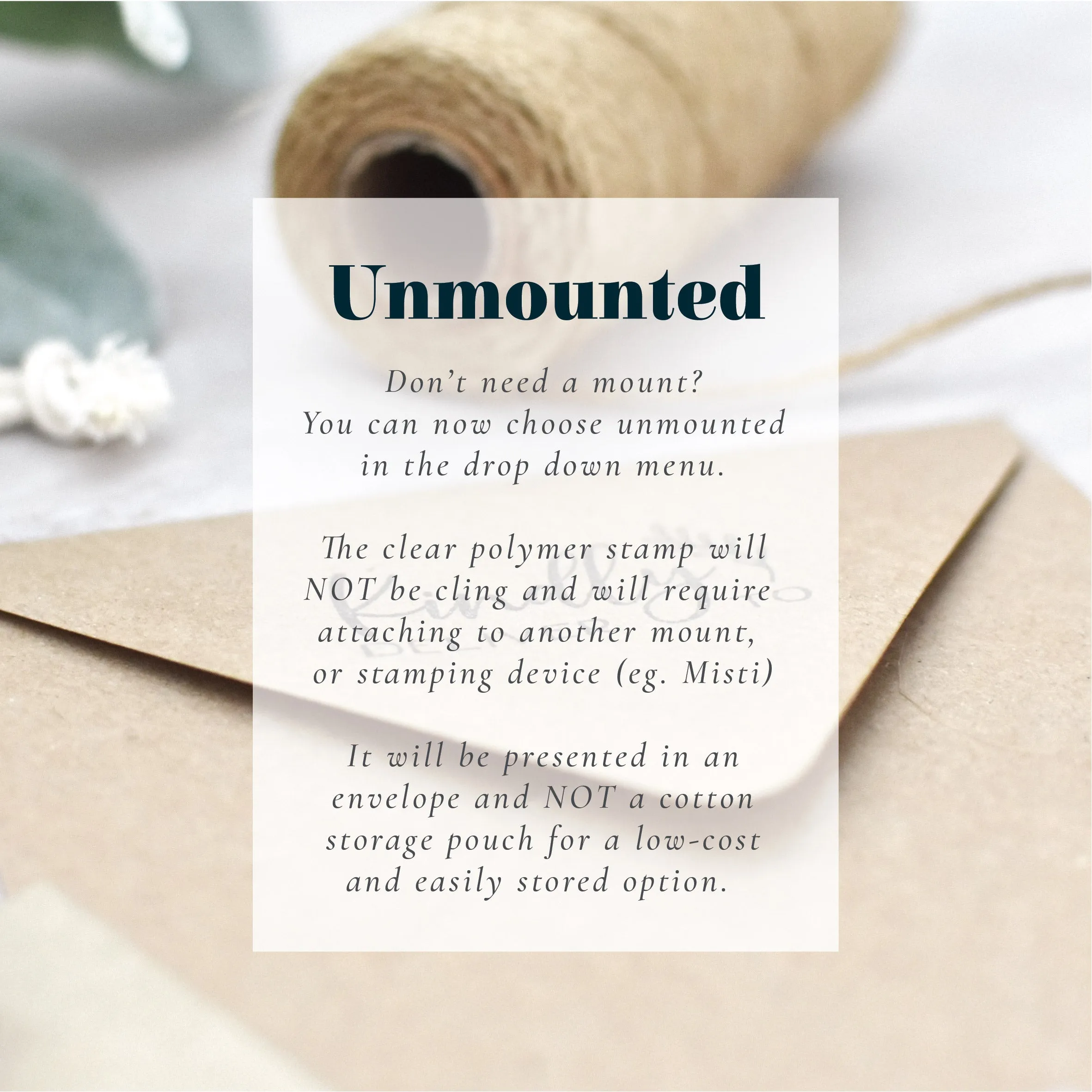 Mom Stamp | Mother's Day or Baby Shower