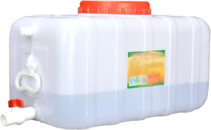 NAKAN Large Water Storage Container, Water Container with Faucet, Multi -Function Water Tank, Suitable for Camping and Hiking Water Storage, Water Containers, Equipment Barrels(Color:200L)