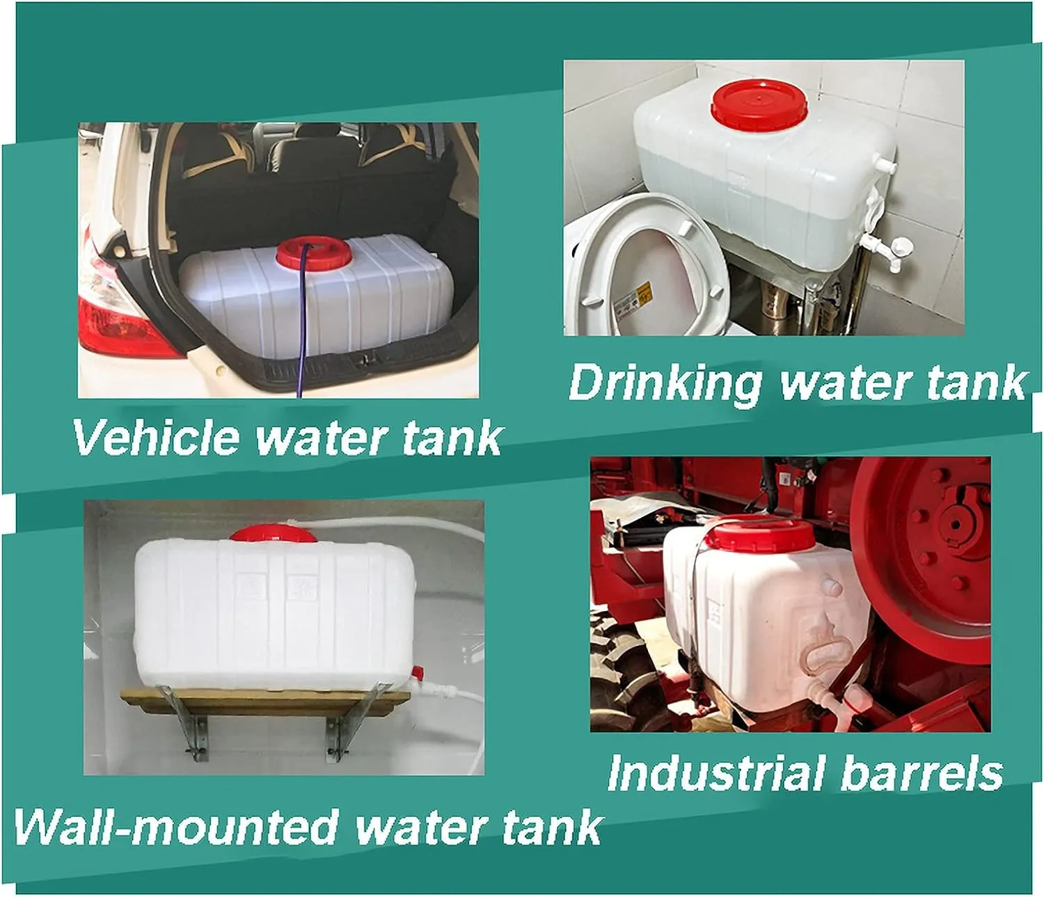 NAKAN Large Water Storage Container, Water Container with Faucet, Multi -Function Water Tank, Suitable for Camping and Hiking Water Storage, Water Containers, Equipment Barrels(Color:200L)