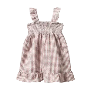 Nature Baby Gala Dress - Twilight Check