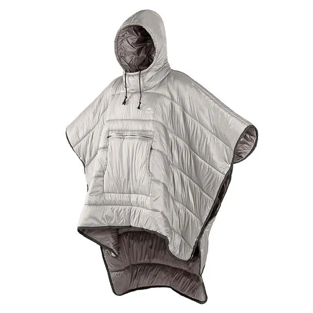 Naturehike Portable Water-resistant Camping Sleeping bag Cloak Style Lazy Sleeping Bag Winter Poncho