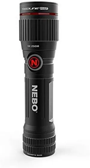 NEBO Redline Flex Light | 450 Lumens, Flashlight Powered by Rechargeable & Disposable Batteries, Durable & Water Resistant, Bright Light for Camping & EDC, Includes Charging Cable