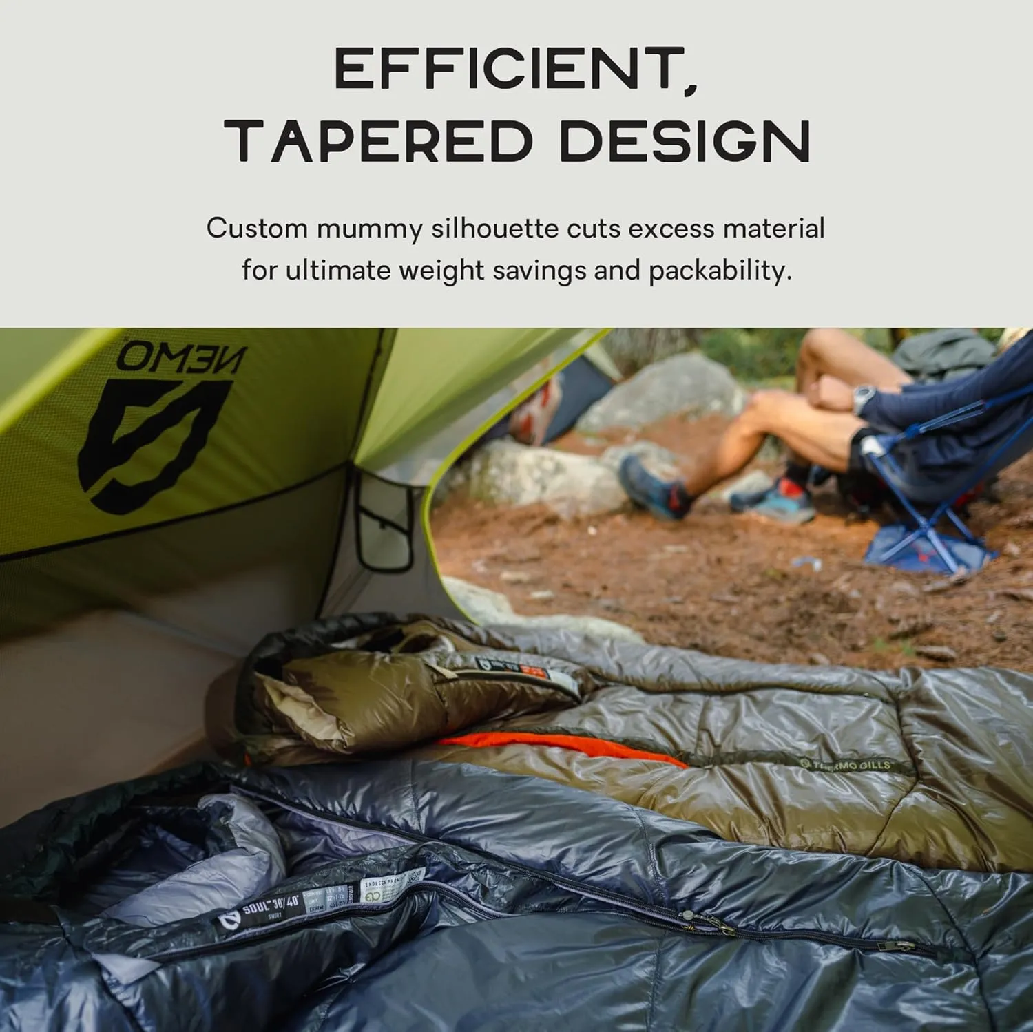 NEMO Equipment Soul Genderless Endless Promise Synthetic Mummy Sleeping Bag