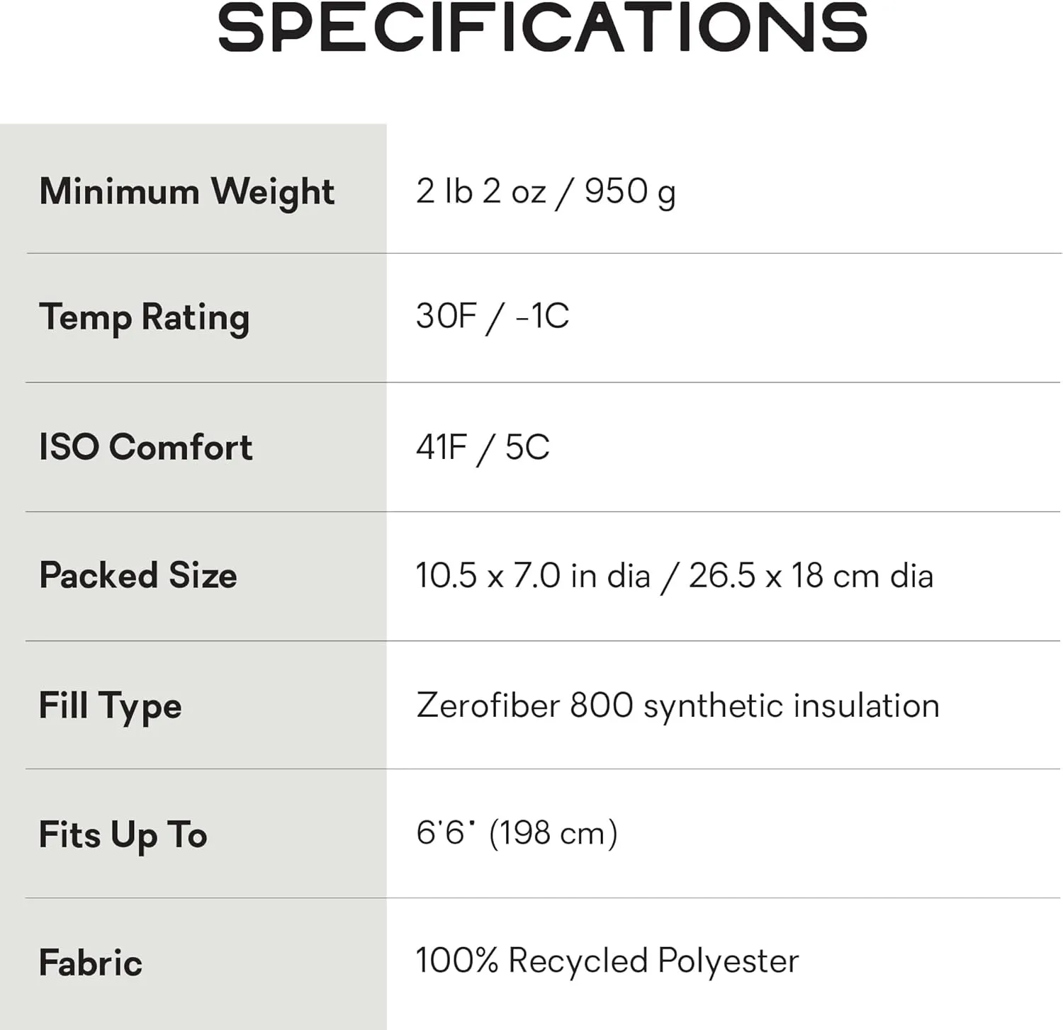 NEMO Equipment Soul Genderless Endless Promise Synthetic Mummy Sleeping Bag