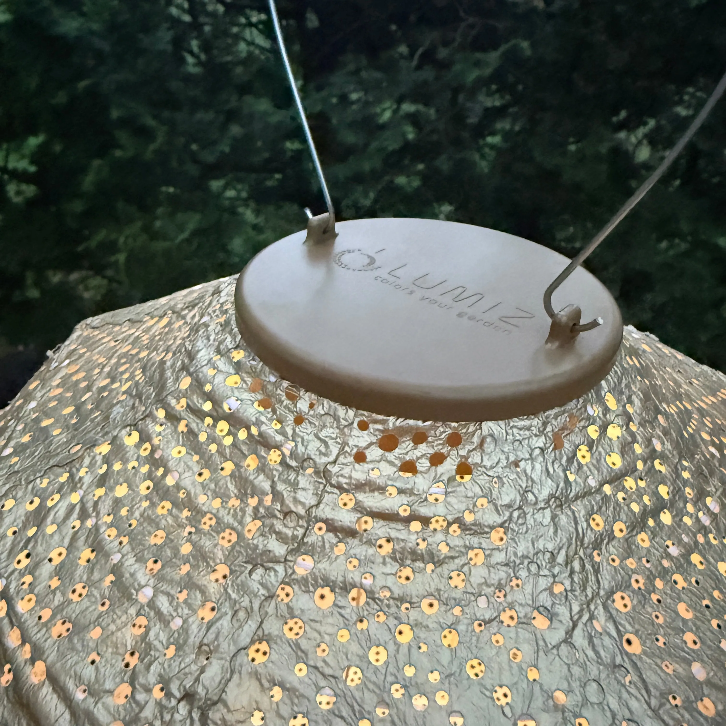 New Edition LUMIZ Battery Powered LED Medium Round Battery Powered Lantern