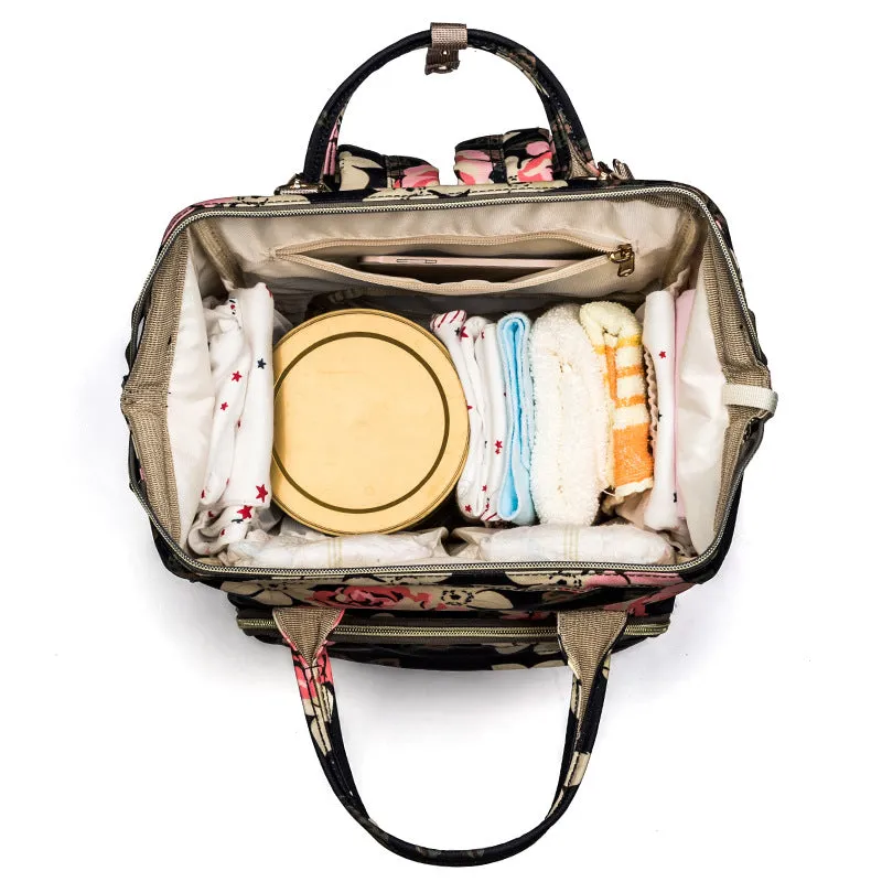 New multi-functional diaper bag Korean fashion shoulder Mummy bag outdoor leisure maternal bag fashion hipster custom