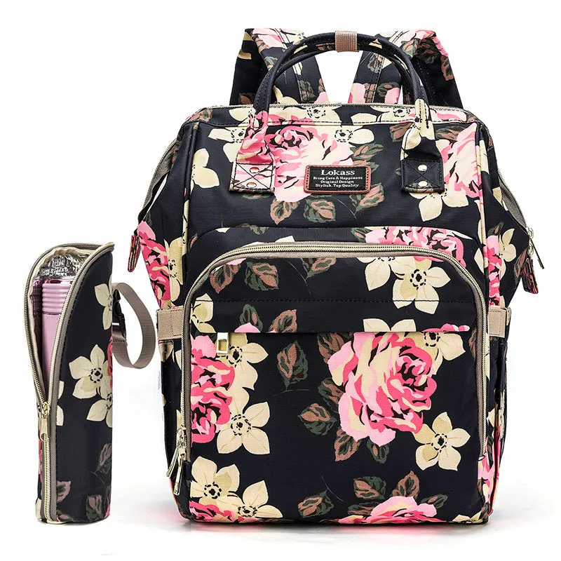 New multi-functional diaper bag Korean fashion shoulder Mummy bag outdoor leisure maternal bag fashion hipster custom