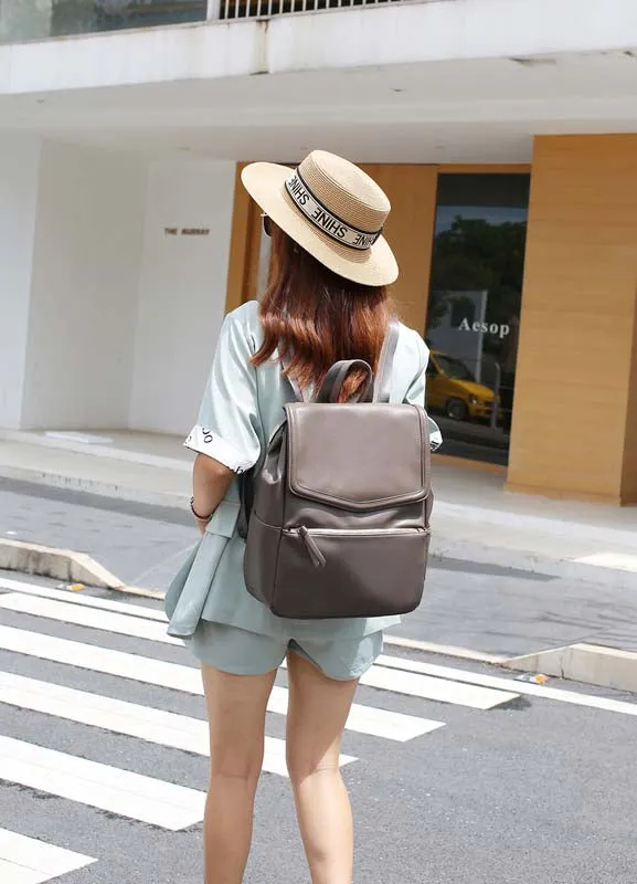 New PU Mummy Fashion Shoulder Baby Bag