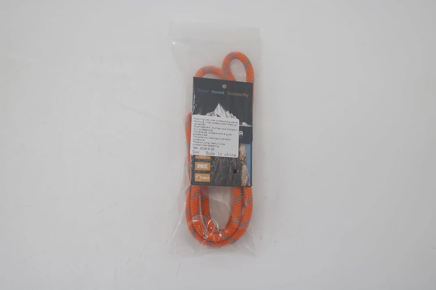 NewDoar 8mm (5/16") Prusik Cord Pre-Sewn, 16KN Nylon Prusik Loop,Multipurpose Rope for Outdoor Climbing Arborist Mountaineering Rope