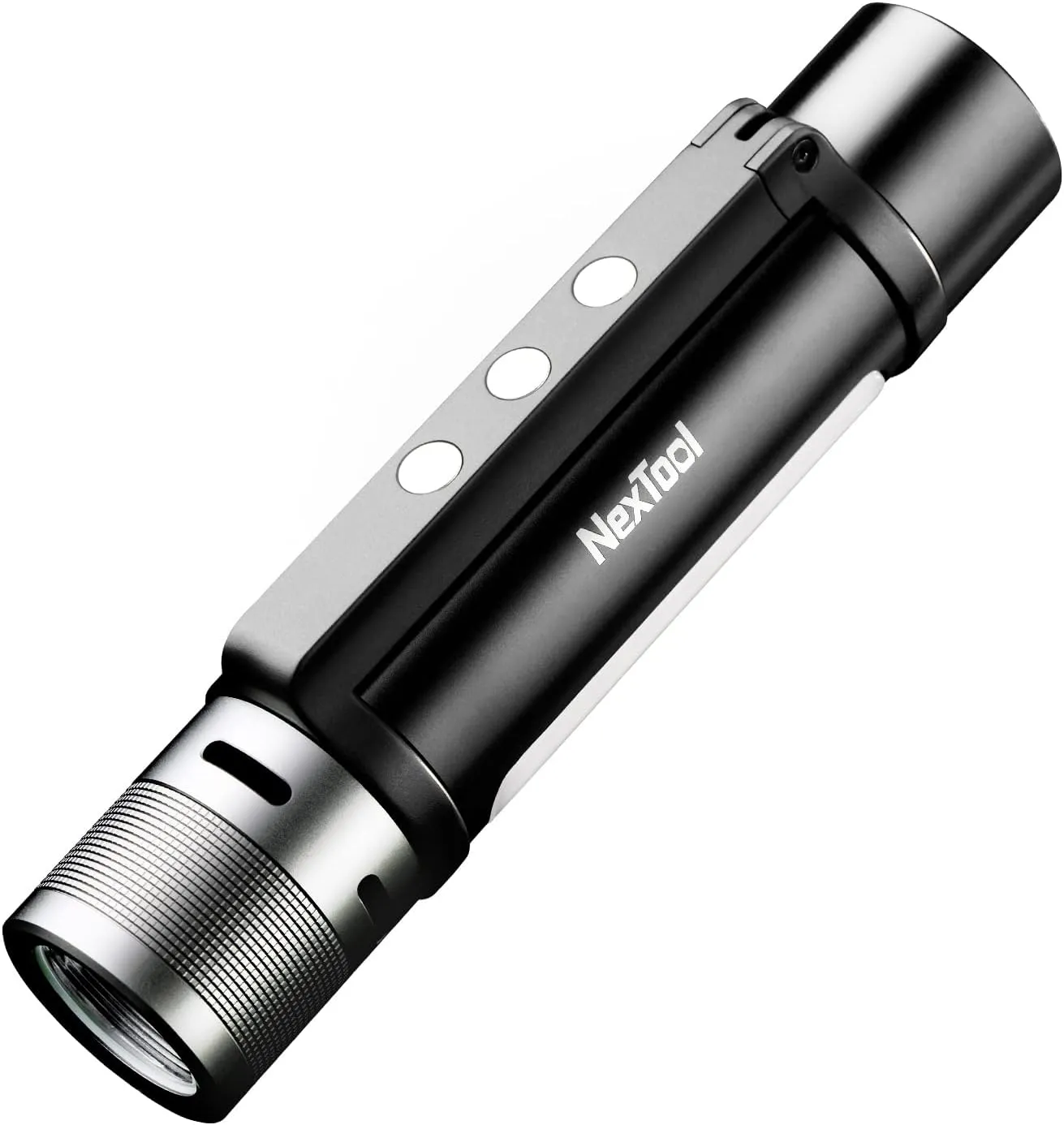 NexTool Rechargeable LED Flashlight, Waterproof, Zoomable, Magnetic, USB Charging, 1000 Lumens, 360 Rotation, 240m Irradiation Distance