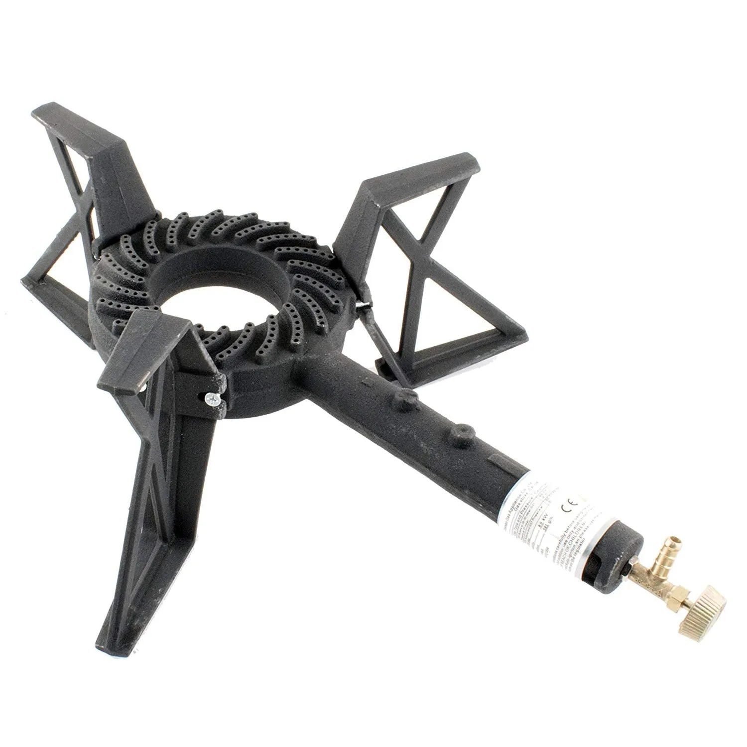NJ GB-10 Cast Iron Burner Gas Stove Large Boiling Ring Cooker Outdoor Catering
