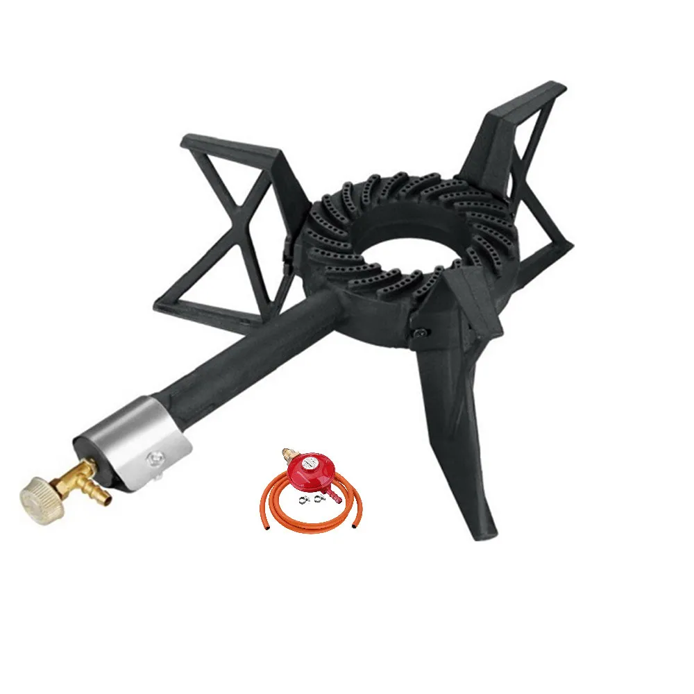 NJ GB-10 Cast Iron Burner Gas Stove Large Boiling Ring Cooker Outdoor Catering