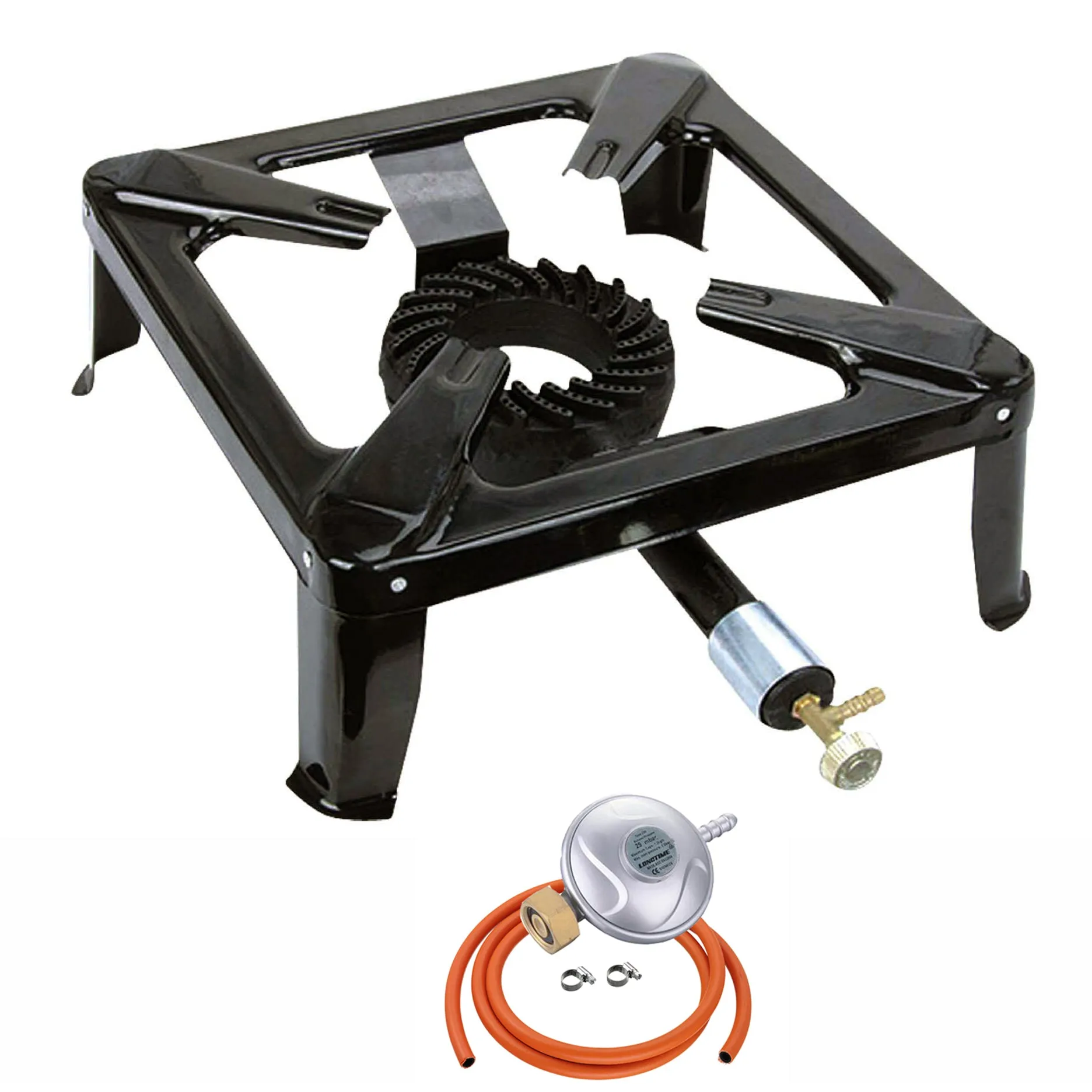 NJ SGB-07 Large Boiling Ring 8.0 kW Gas Stove Cast Iron Burner Cooker LPG Catering